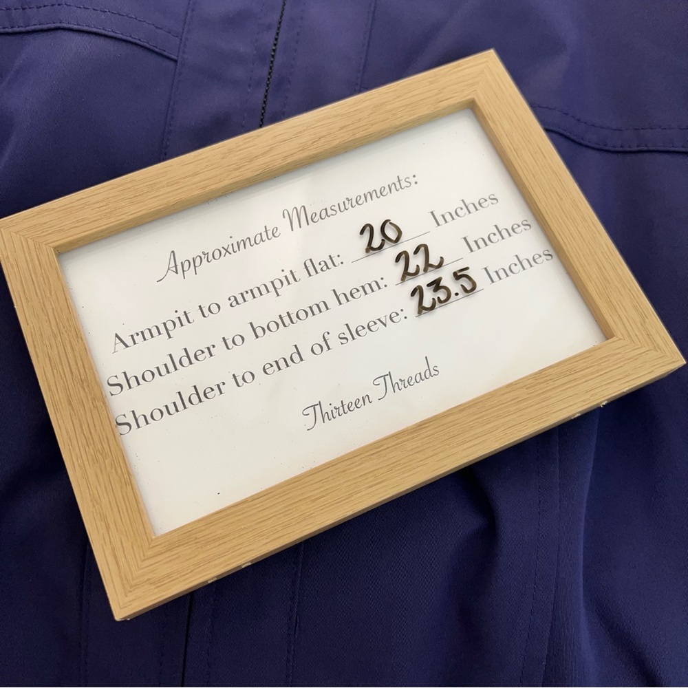 Cynthia Rowley Dark Blue Zip Up Peplum Jacket - Picture 8 of 8